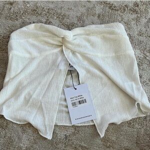 Princess Polly White Strapless Top